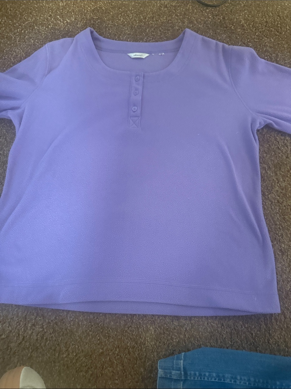 Adonna Lavender Textured Knit Top